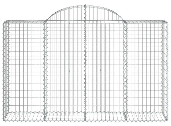 VidaXL Íves Gabion Kosár Szett - 12 db - 200x50x120/140 cm
