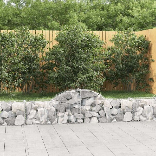 VidaXL Íves Gabion Kosár Szett - 13 db - 200x30x40/60 cm