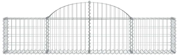 VidaXL Íves Gabion Kosár Szett - 13 db - 200x30x40/60 cm