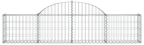 VidaXL Íves Gabion Kosár Szett - 13 db - 200x30x40/60 cm