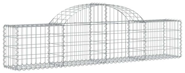 VidaXL Íves Gabion Kosár Szett - 13 db - 200x30x40/60 cm