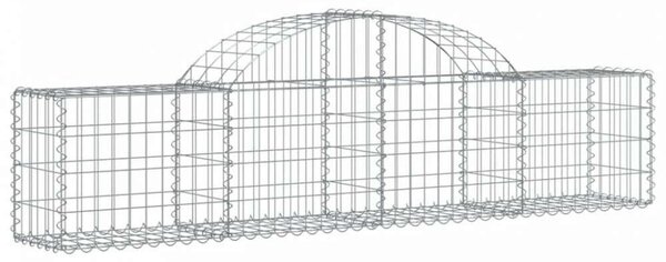 VidaXL Íves Gabion Kosár Szett - 13 db - 200x30x40/60 cm