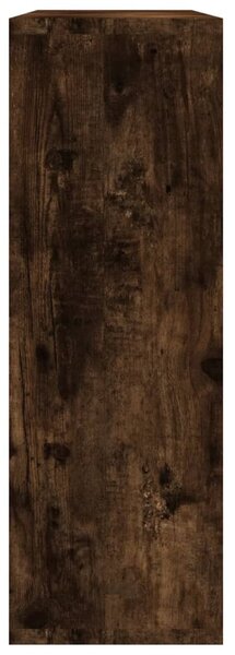 Füstös tölgy színű szerelt fa fali polc 104 x 20 x 58,5 cm