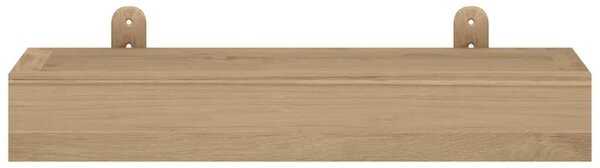 2 db tömör tíkfa falipolc 40 x 15 x 4 cm