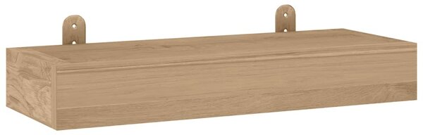 2 db tömör tíkfa falipolc 40 x 15 x 4 cm