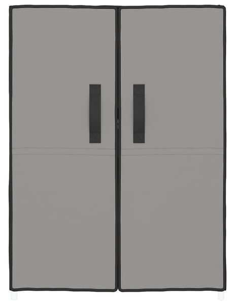 Szürke szövet cipősszekrény 60 x 28 x 90 cm