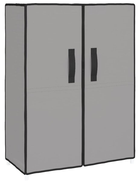 Szürke szövet cipősszekrény 60 x 28 x 90 cm