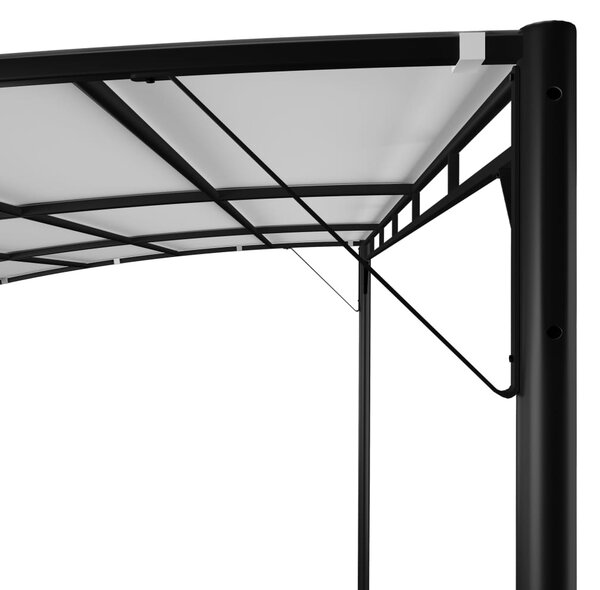 Krémszínű kerti napellenző 4 x 3 x 2,55 m