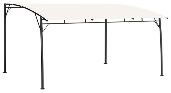 Krémszínű kerti napellenző 4 x 3 x 2,55 m