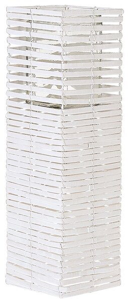 Gyertyatartó háromdarabos szettben MAROLA Nyárfa 54/34/20 cm Fehér