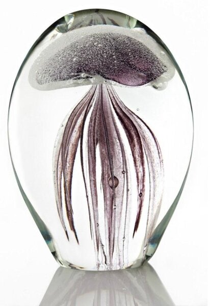 OCEANO szobor medúzával 11cm lila - Leonardo
