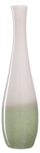 LEONARDO CASOLARE váza 50cm fehér-zöld