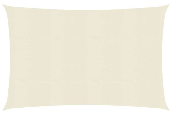 VidaXL HDPE Napvitorla - Krémszínű - 4x5m