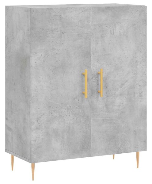 Modern Magas Szekrény - Betonszürke - 180 cm