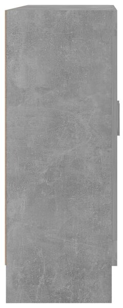 Betonszürke szerelt fa könyvszekrény 82,5 x 30,5 x 80 cm