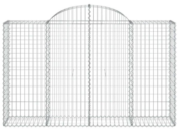 VidaXL Íves Gabion Kosár Szett - 12 db - 200x50x120/140 cm
