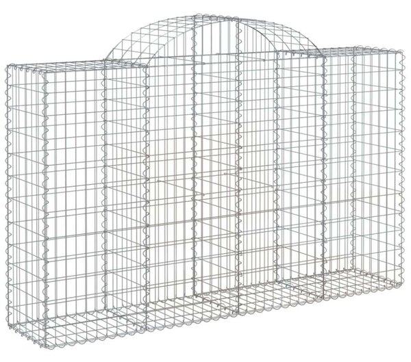 VidaXL Íves Gabion Kosár Szett - 12 db - 200x50x120/140 cm