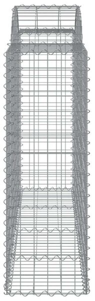 VidaXL Íves Gabion Kosár Szett - 12 db - 200x50x120/140 cm