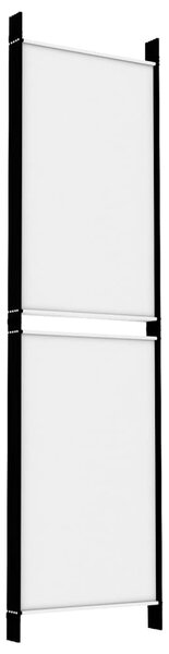 Fehér 5 paneles paraván 250x180 cm szövet