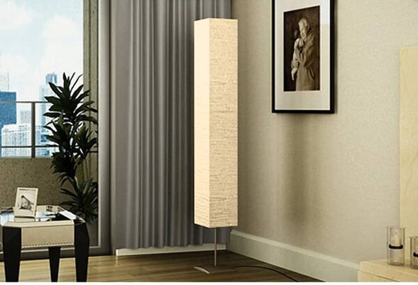 Lámpa 3 lábú négyzet alakú krém 170 cm