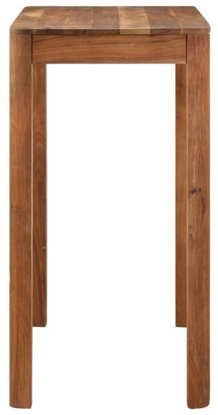 Tömör akácfa bárasztal mézszínű bevonattal 110 x 55 x 106 cm