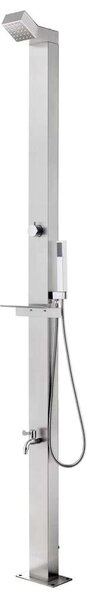 VidaXL Kerti Zuhany Rozsdamentes Acél - 220cm