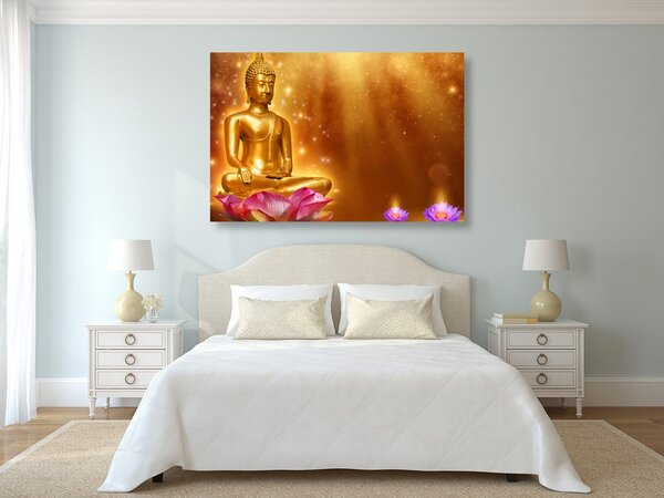 Kép arany Buddha
