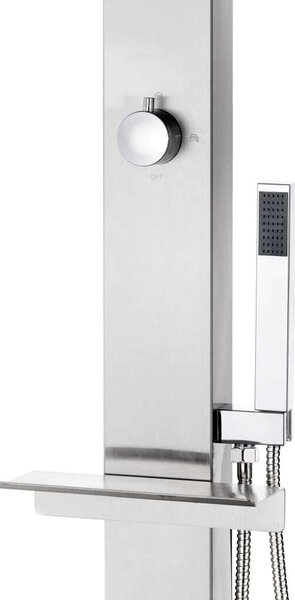 VidaXL Kerti Zuhany Rozsdamentes Acél - 220cm
