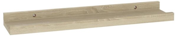 2 db sonoma tölgyfa fali polc 40 x 9 x 3 cm