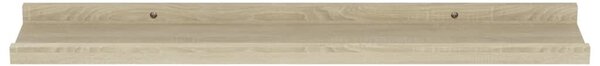 4 db sonoma tölgy színű fali polc 60 x 9 x 3 cm