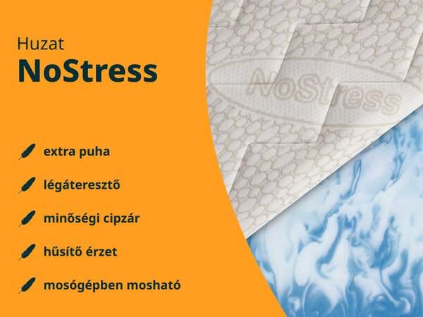 FROZEA habszivacs matrac 80x200 - NoStress huzat