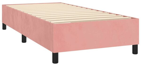 VidaXL LED-es Bársony Ágy - 90x200 cm