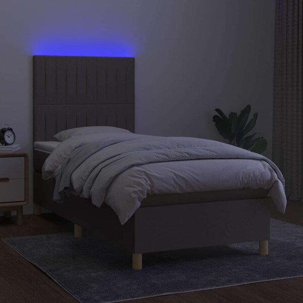 VidaXL LED-es Ágy - 90x190 cm