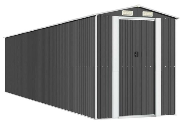 VidaXL Kerti Fészer - Acél - 192x855x223 cm