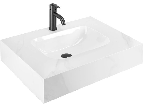 Fali mosdó REA Aresa Belt White 70