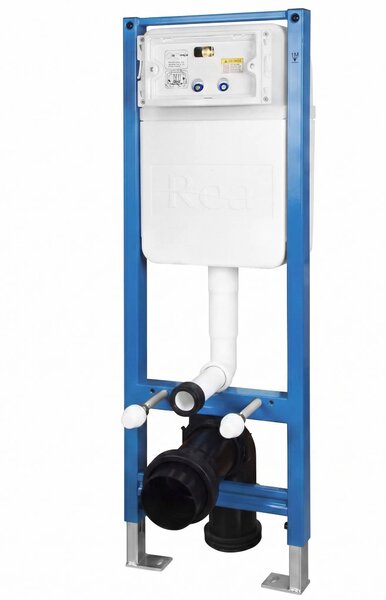 Beépíthető WC Tartókeret Szett Slim 024N HD Chrome Nyomólappal