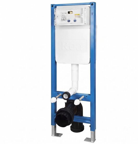 Beépíthető WC Tartókeret Szett Slim 024N HD Black Nyomólappal
