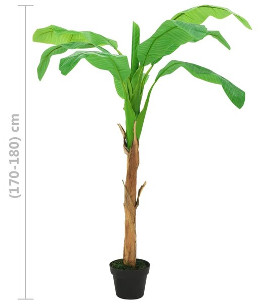 Zöld cserepes műcikászpálma 180 cm