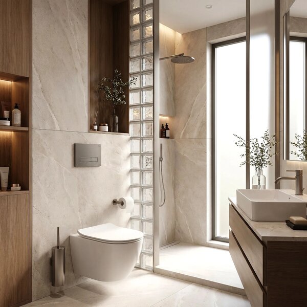 WC öblítő gomb Rea HD K011A-Q és Slim 024N Titan