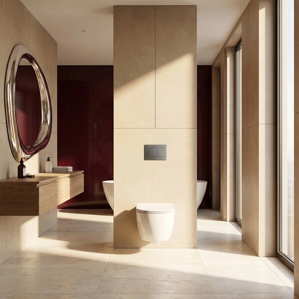 WC öblítő gomb Rea J K011A-Q és Slim 024N Titan