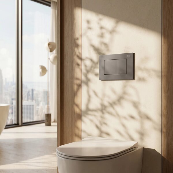 WC öblítő gomb Rea J K011A-Q és Slim 024N Titan