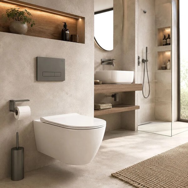 WC öblítő gomb Rea HD K011A-Q és Slim 024N Titan