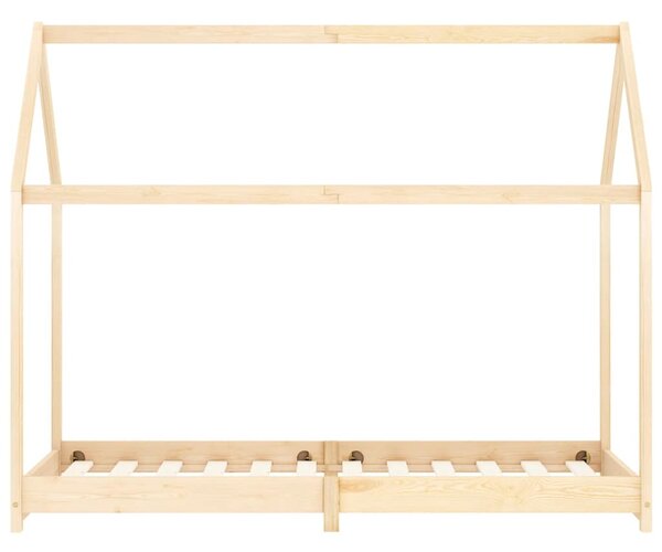 Tömör fenyőfa gyerekágy-keret 90 x 200 cm