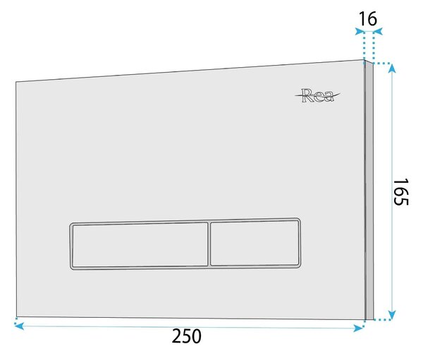 Beépíthető WC Tartókeret Szett Slim 024N HD Titan Nyomólappal