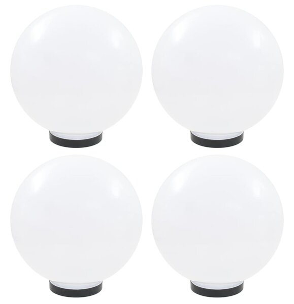4 db LED gömblámpa 30 cm PMMA