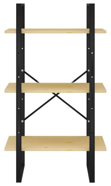 Tömör fenyőfa tárolópolc 60 x 30 x 105 cm