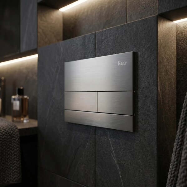 Beépíthető WC Tartókeret Szett Slim 024N T Titan Nyomólappal