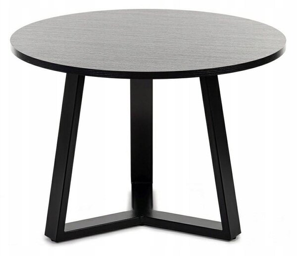 HowHomely Kávésasztal TRILEG 48x70 cm fekete DD0165
