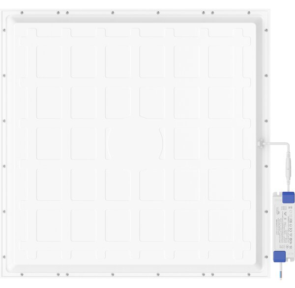 Mexen Brill+, mennyezeti LED panel 60×60 cm, 48 W, hideg fehér 6500K, L201-060-060-4865-20