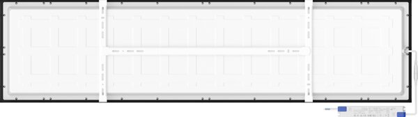 Mexen Brill-S, mennyezeti LED panel 120×30 cm, 36 W, semleges fehér 4000K, L207-120-030-3640-70